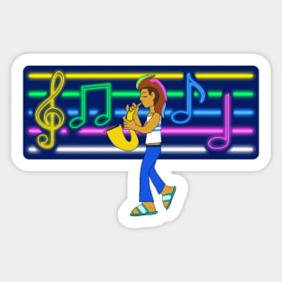 Synth of The Arts: Music Sticker